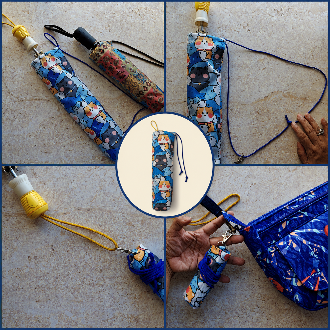 Umbrella Bag for 18 inches Umbrella | Handmade Umbrella Cover